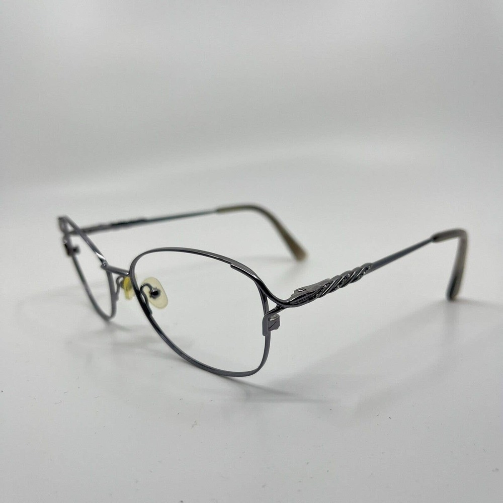 Tres Jolie 187 434 Eyeglasses Frames Silver Full Rim 57-17-140 H6637‎